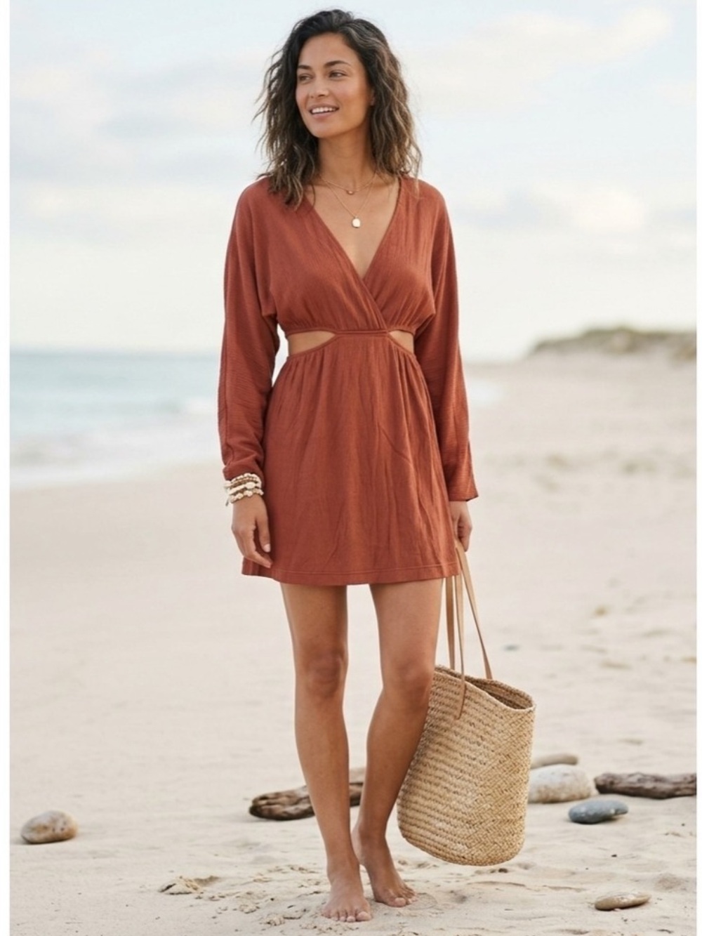 Free People Beach Stasia Mini Dress